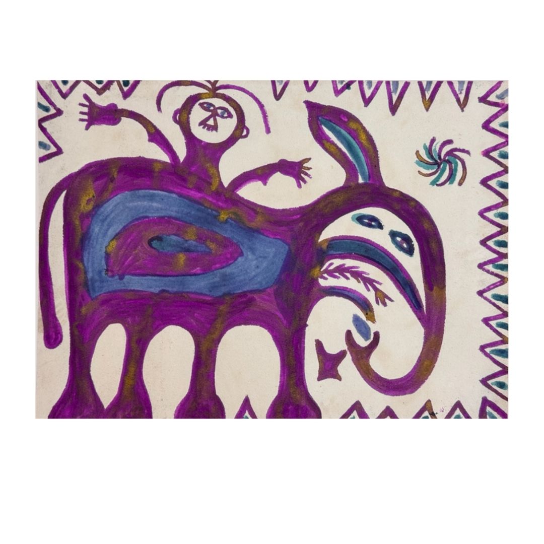 Child and Elephant Spirit by Malo Devi