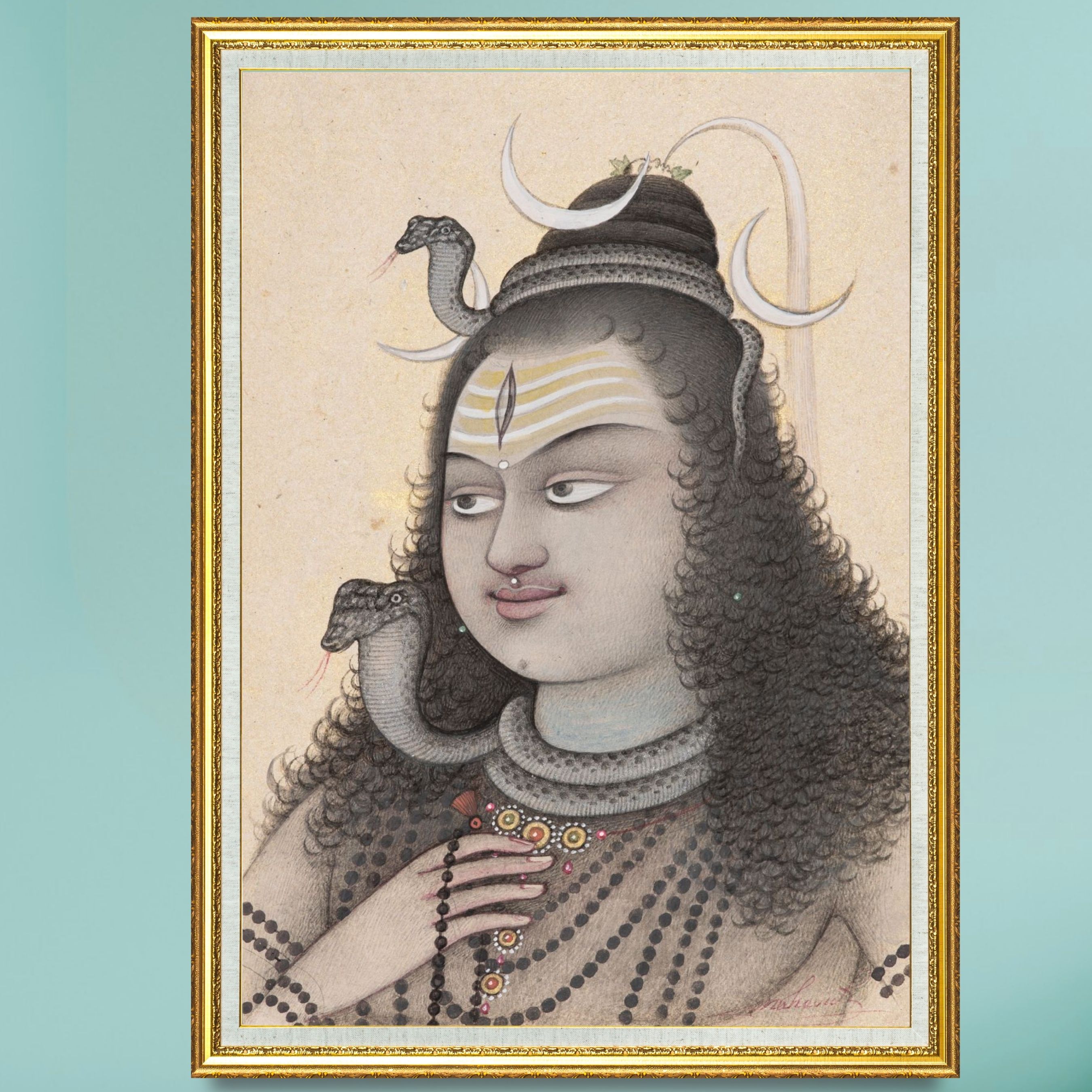 Moonlit Serenity captures Lord Shiva