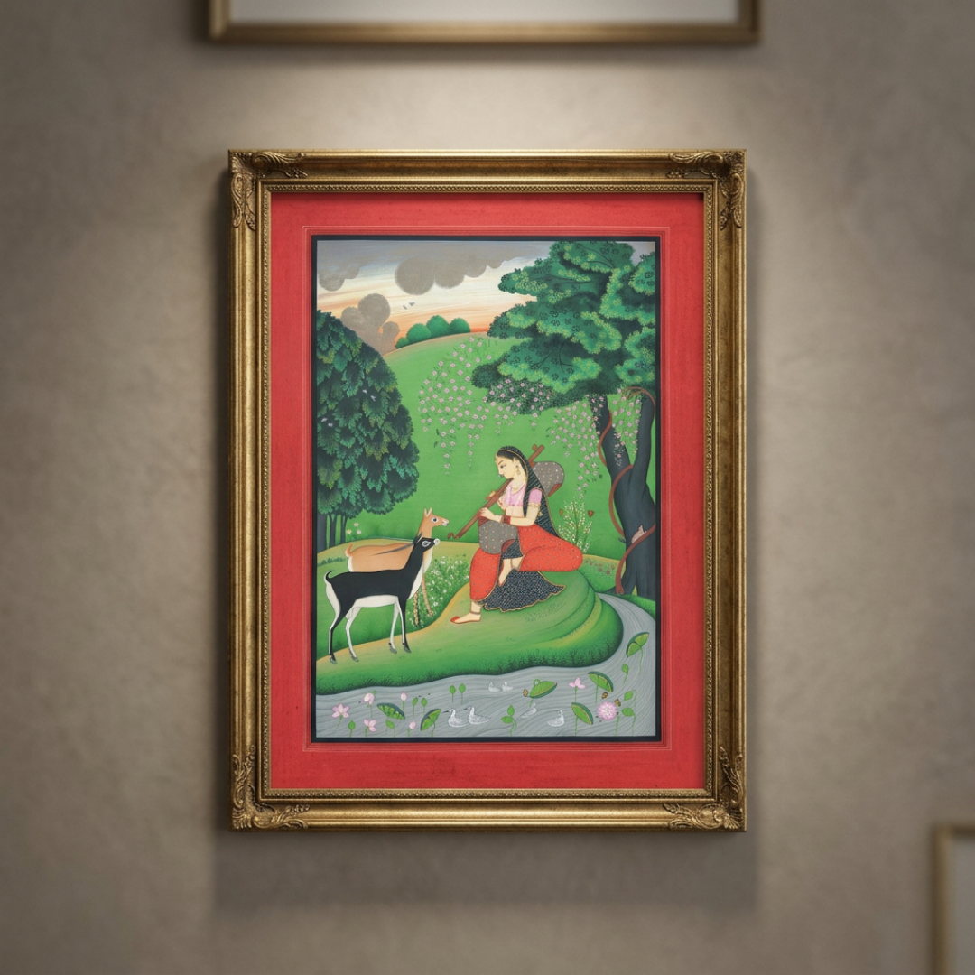 Ragini Todi in pahari school 