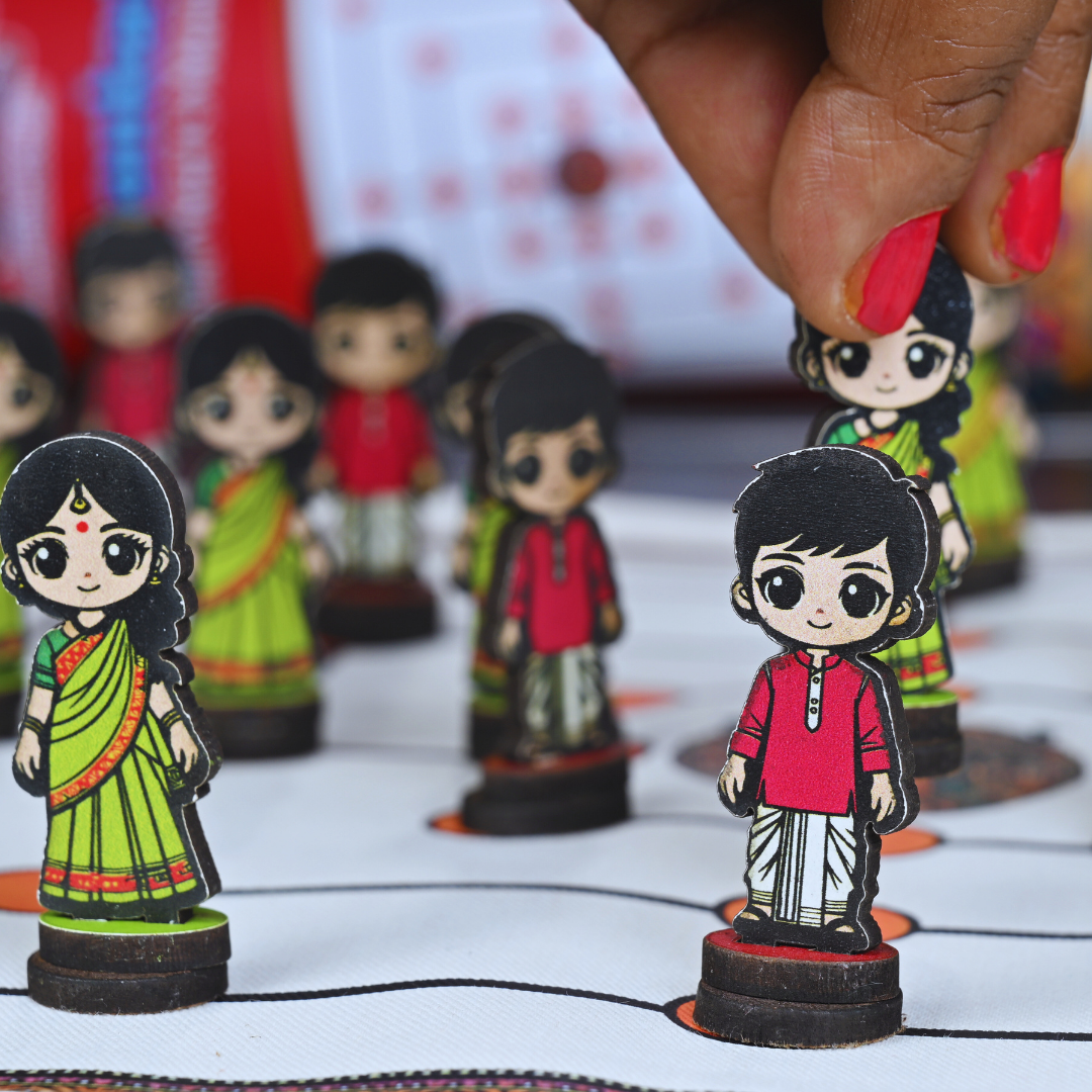 Classic Navakankari Board Game | Nine Men’s Morris | Traditional Strategy Game