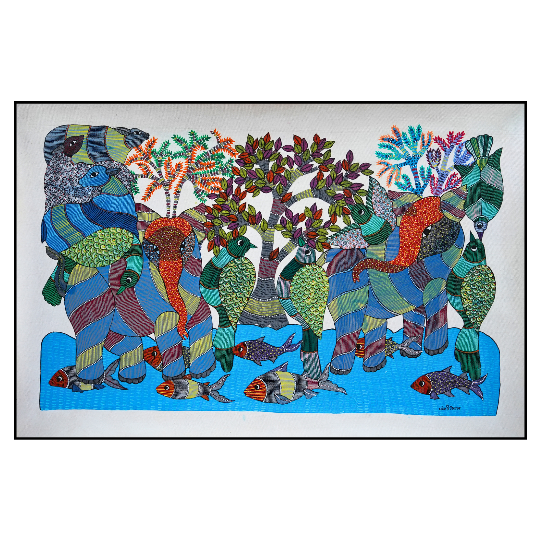 The World of Jungle near River