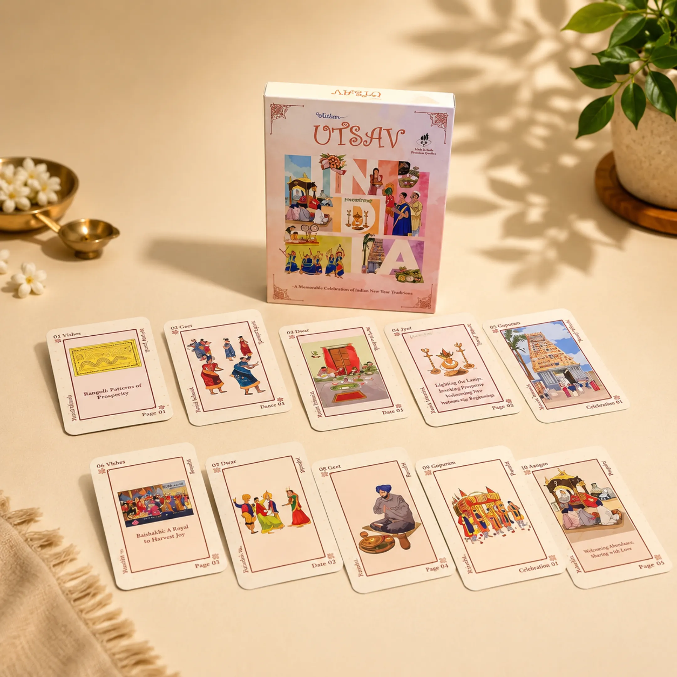 Utsav | Co-operative And Strategic Card Game On Indian New Years | 10+ Years