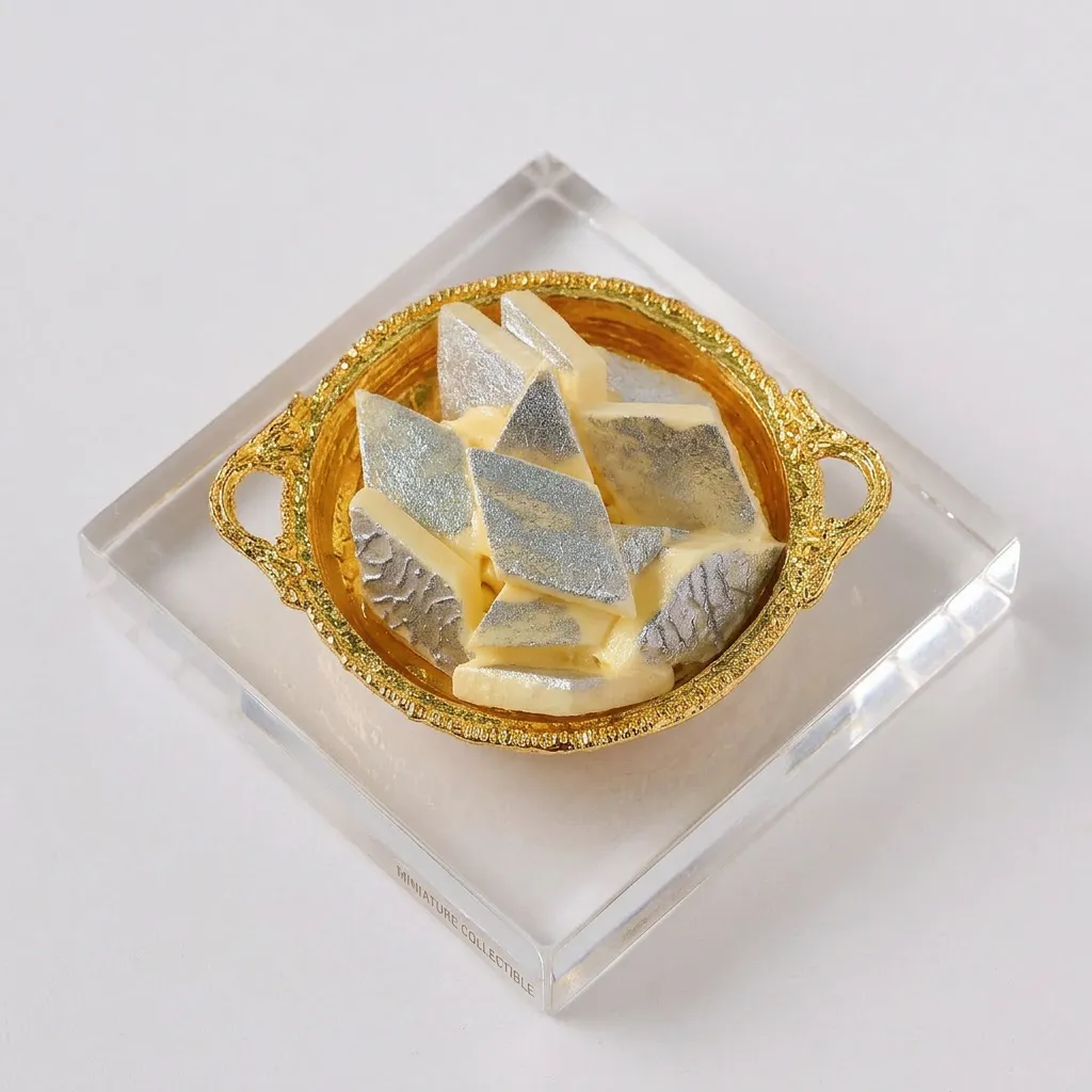 Miniature Pani Puri and Kaju Katli Magnet Set
