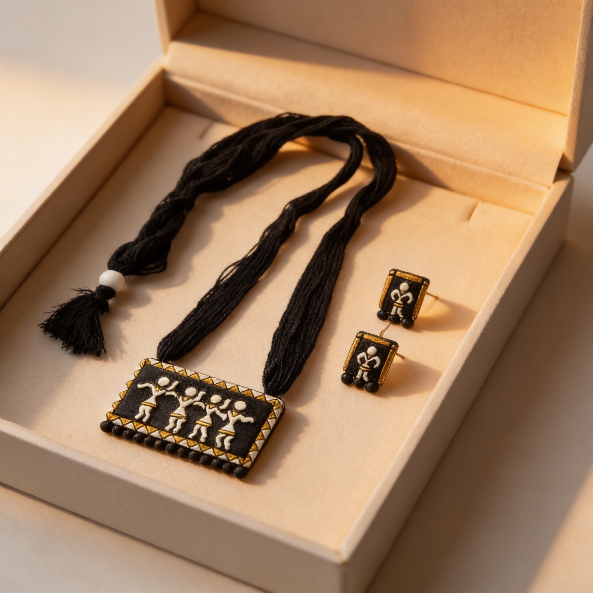 Necklace Set for Women and Girls, Handmade Terracotta Jewelry, Handmade Necklace earring Set for Daily Use, Occasion