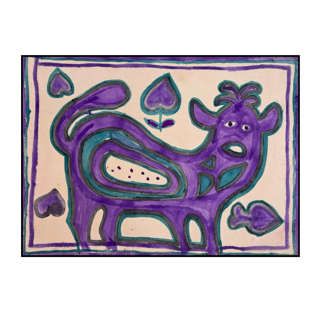 The Violet Herd by Sajhwa Devi