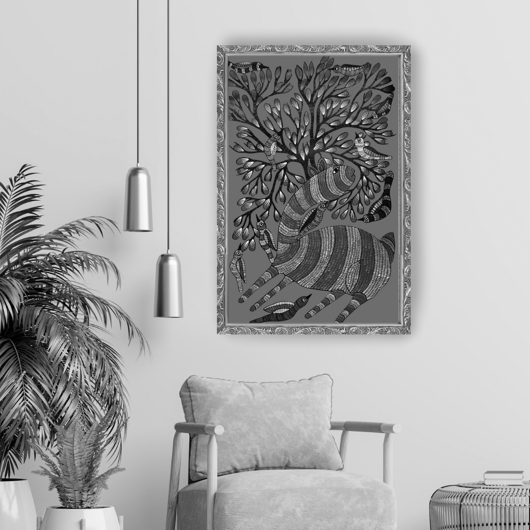 Deer beneath the Tree