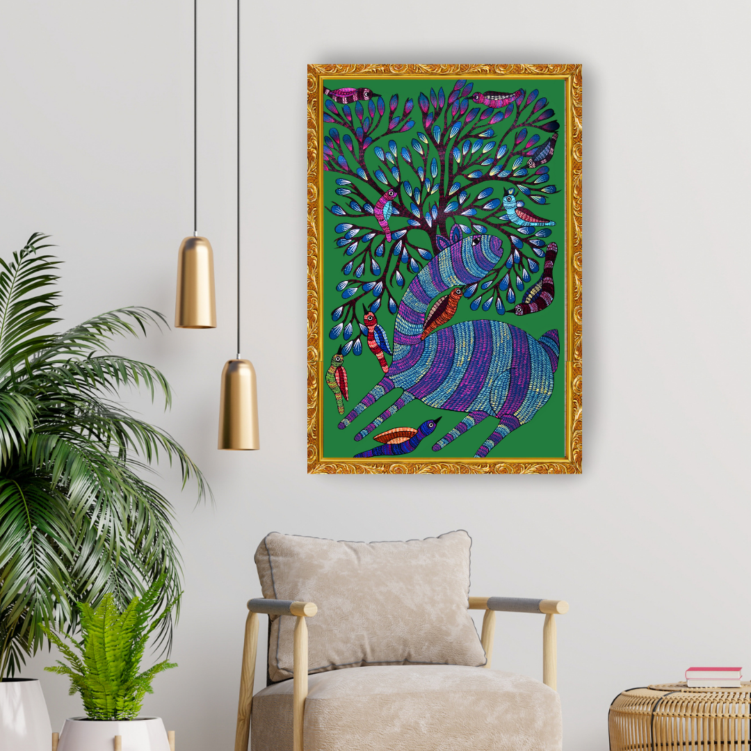 Deer beneath the Tree