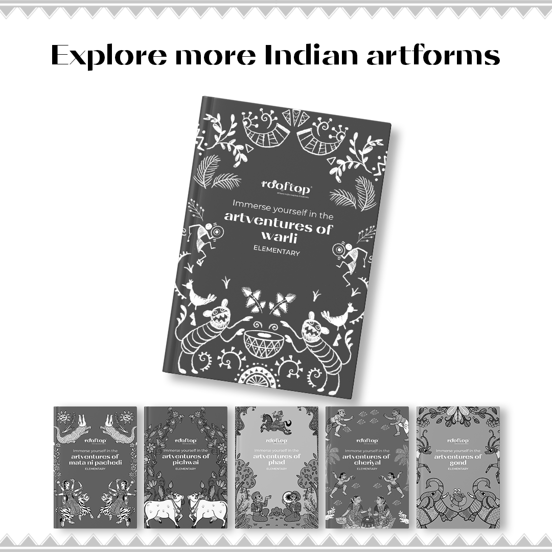 Artventures of Warli : A Creative Journey Through Tribal India (Set of 3)