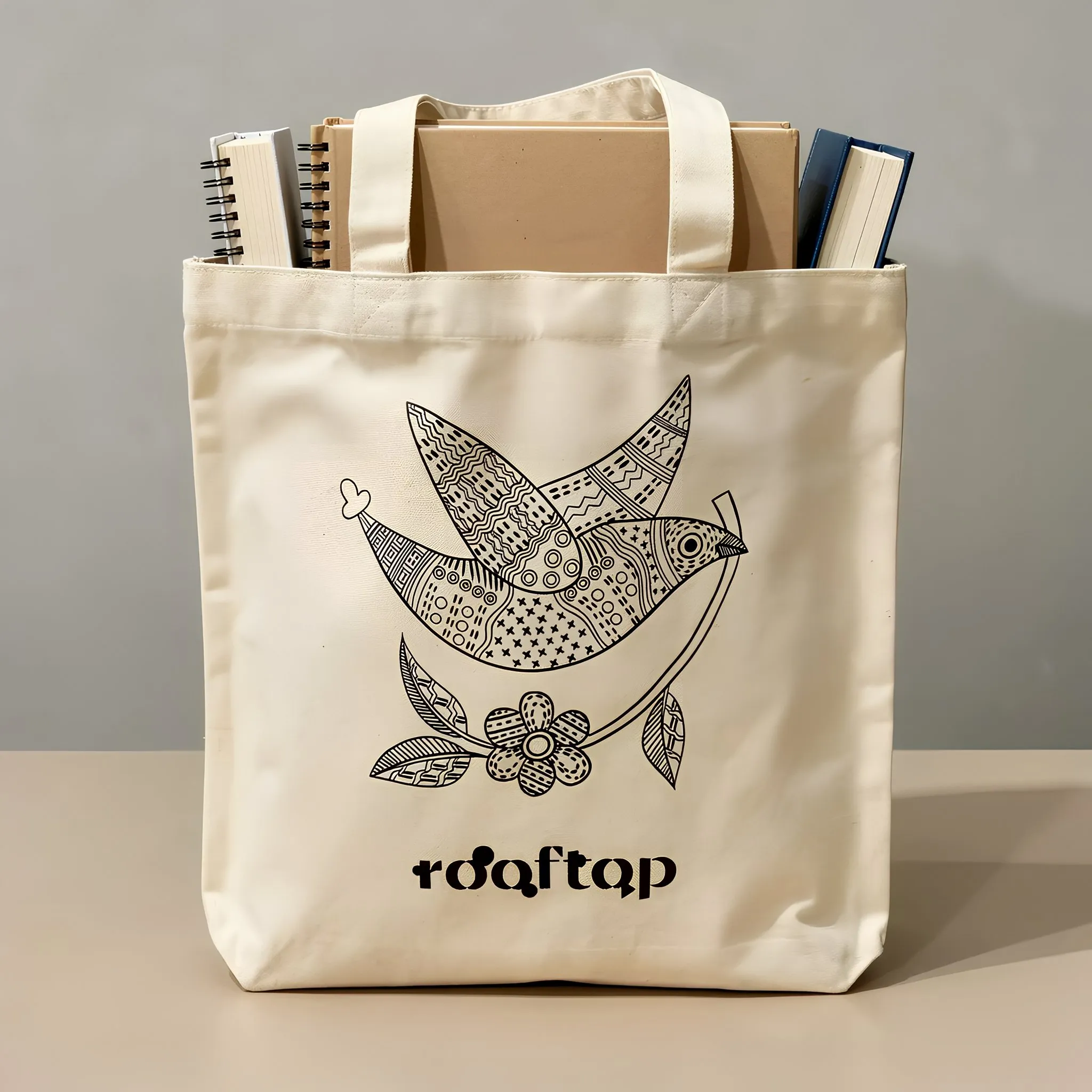Gond Art DIY Canvas Tote Bag 