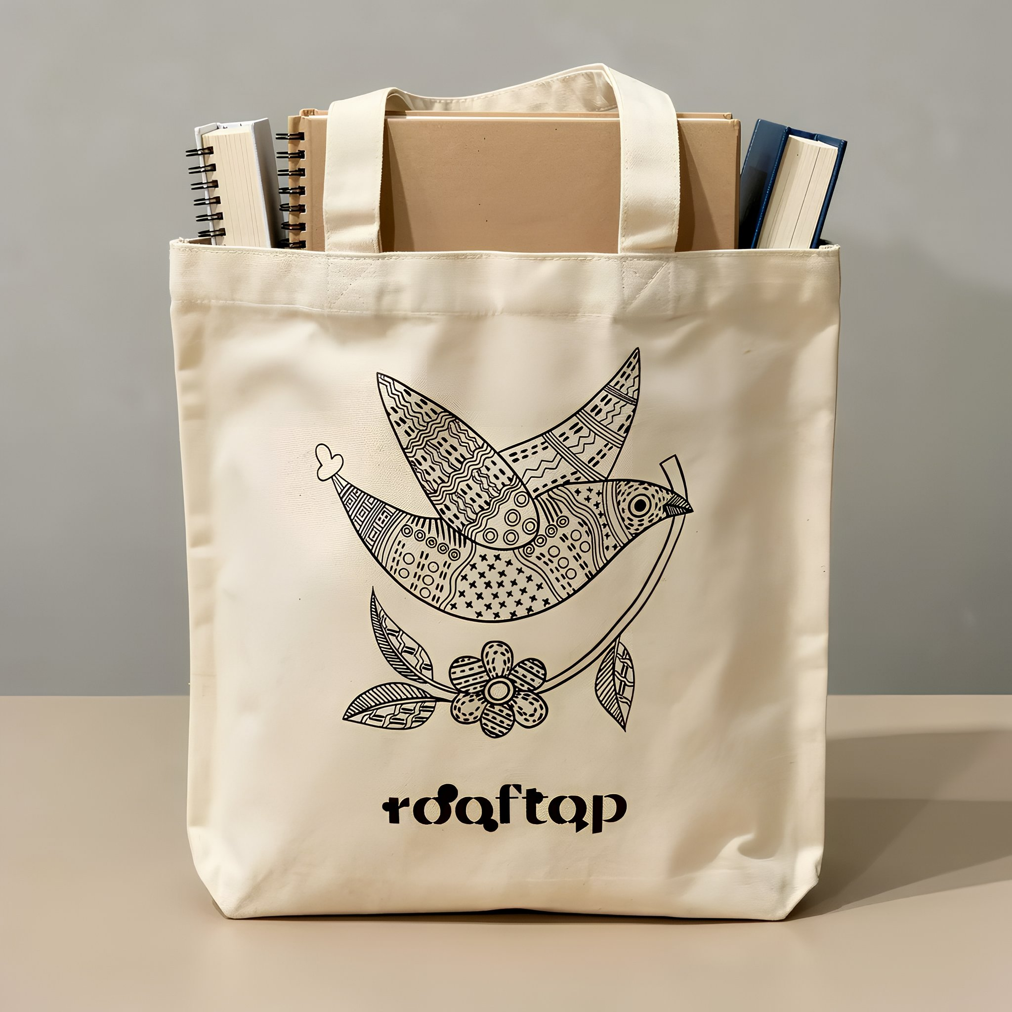 Gond Art DIY Canvas Tote Bag 