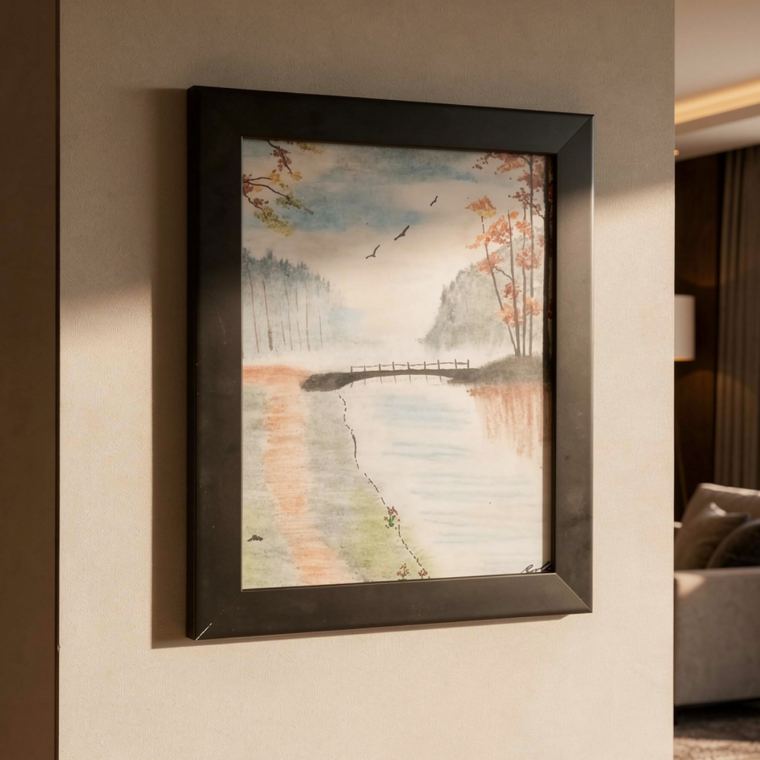 Handmade Landscape Mini Canvas Painting