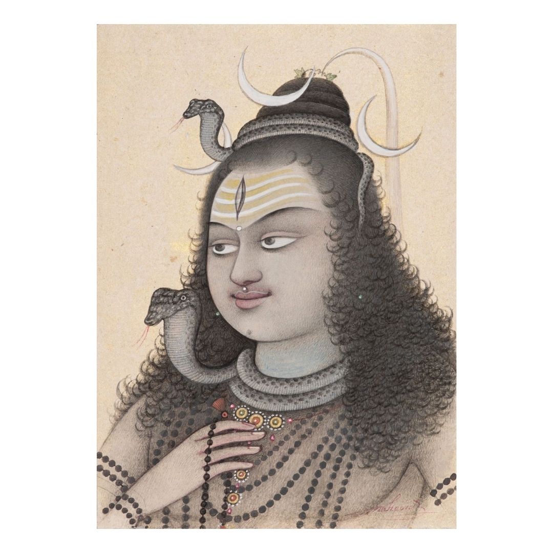 Moonlit Serenity captures Lord Shiva