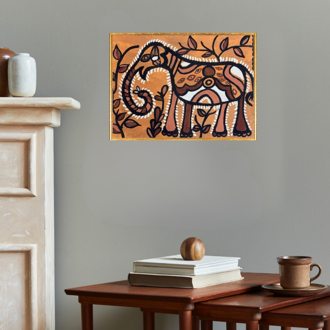 Ornamented Elephant by Fatima