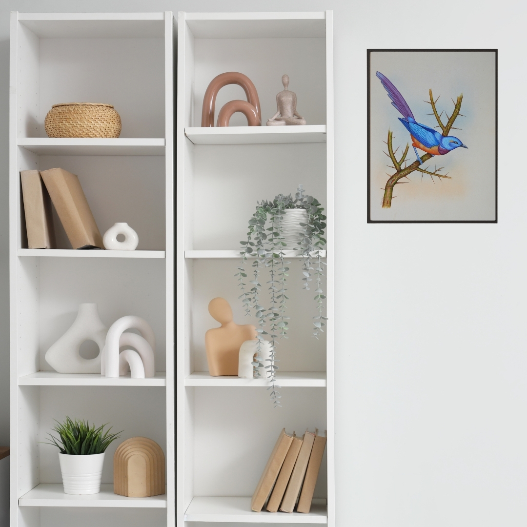 Blue Perch by Jaggu Prasad