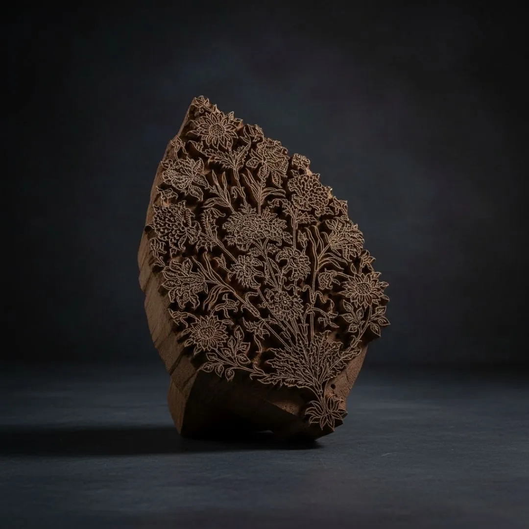 Handcrafted Shisham Wood Block for Textile Printing and Craftwork