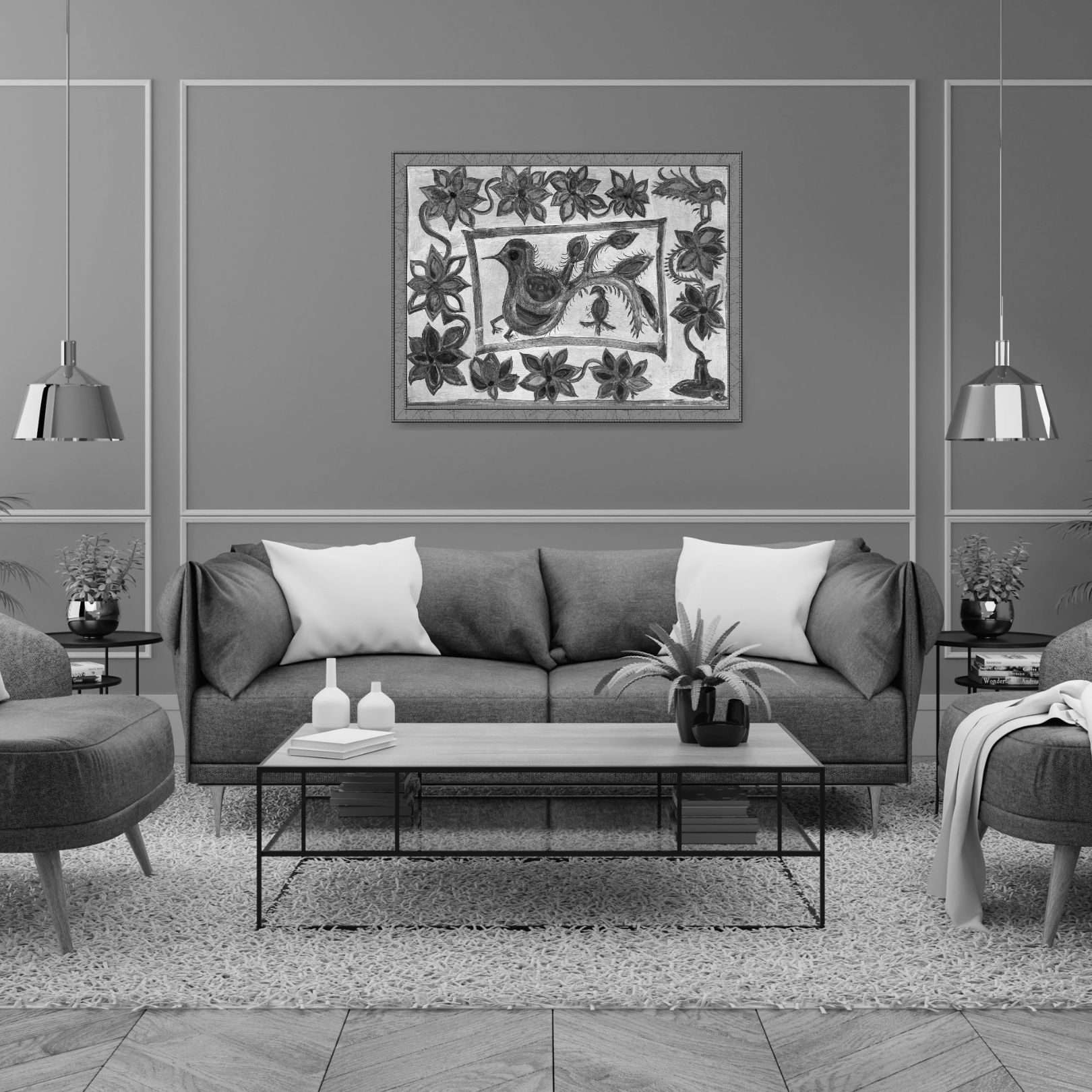 The Garden of Feathered Grace