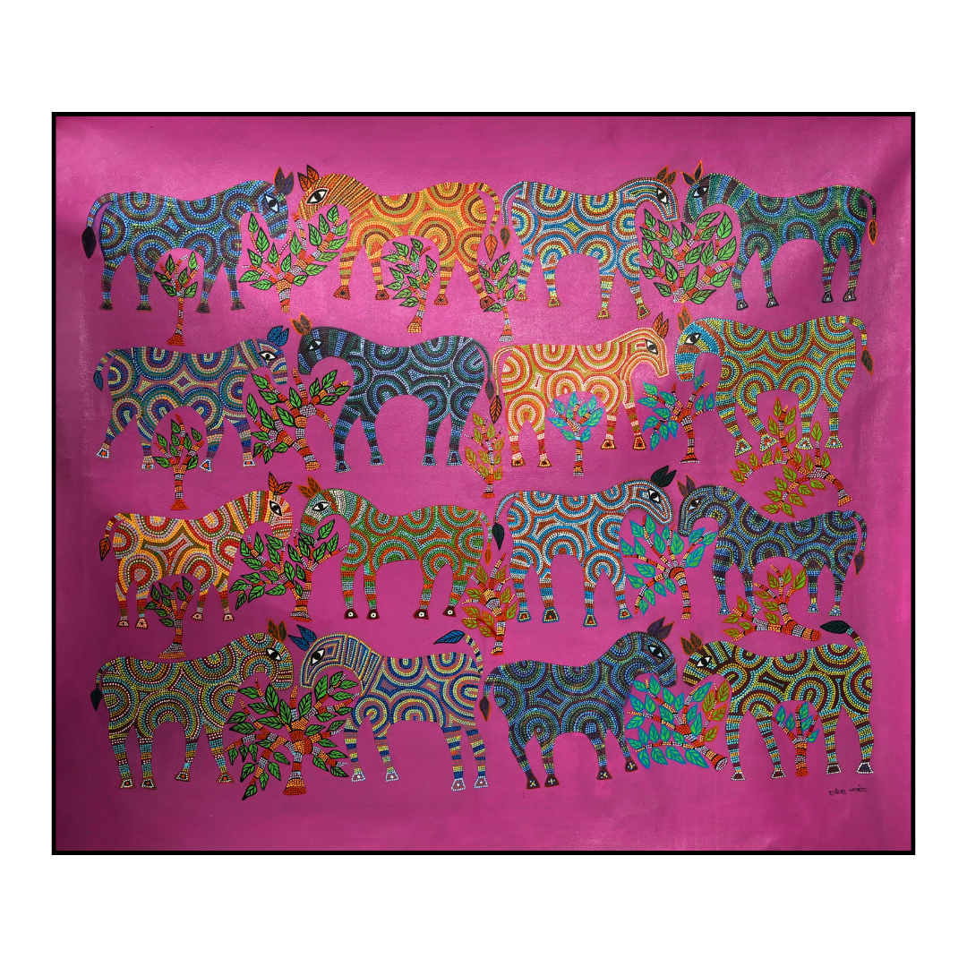 The Spirit of Pithora Horses