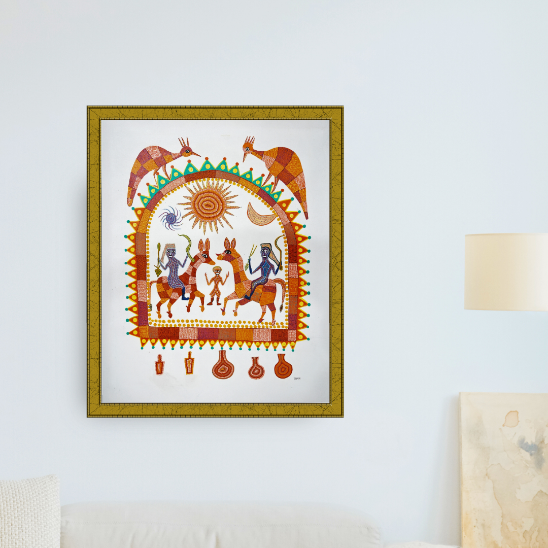 The worship ceremony of God Ghatla