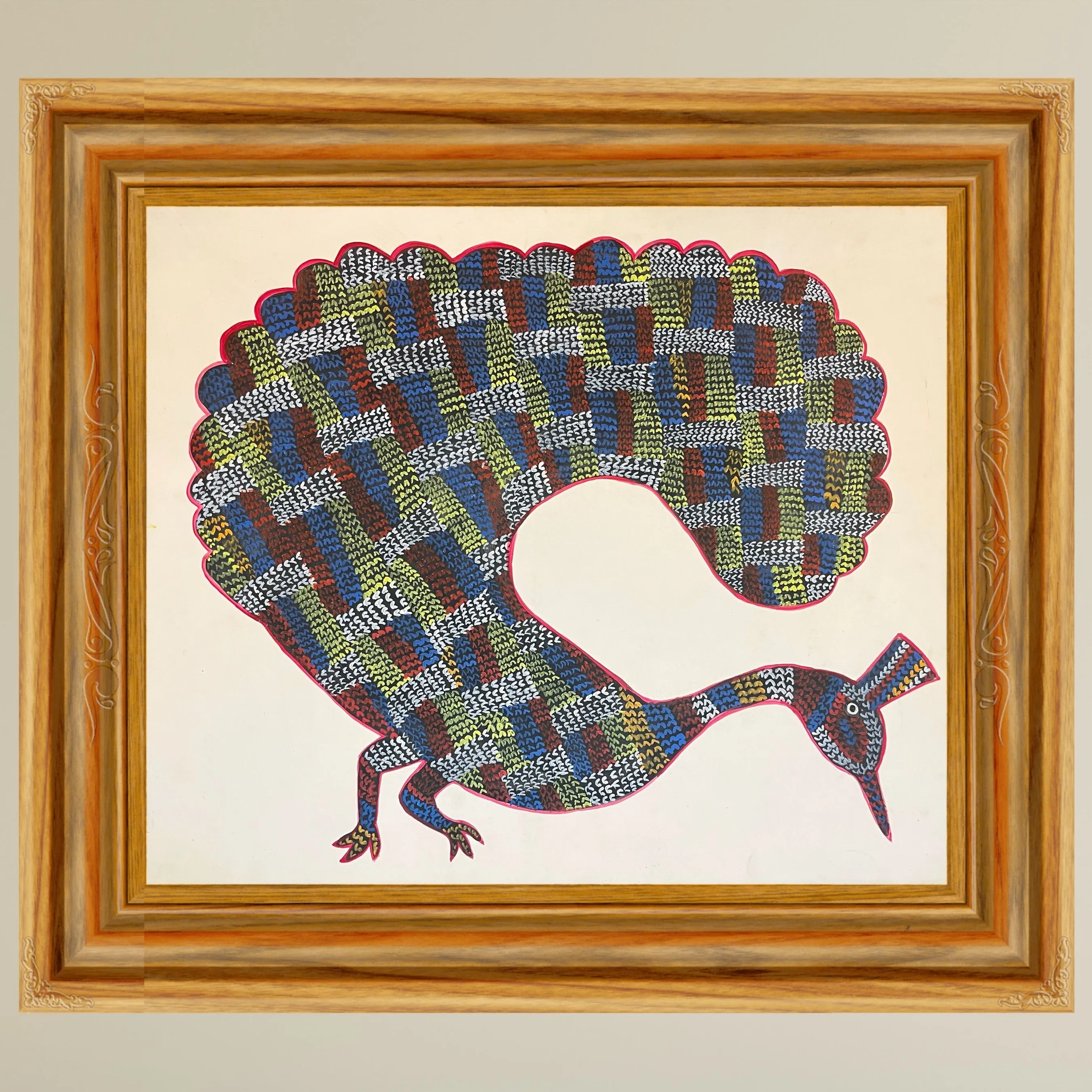 Standing Peacock