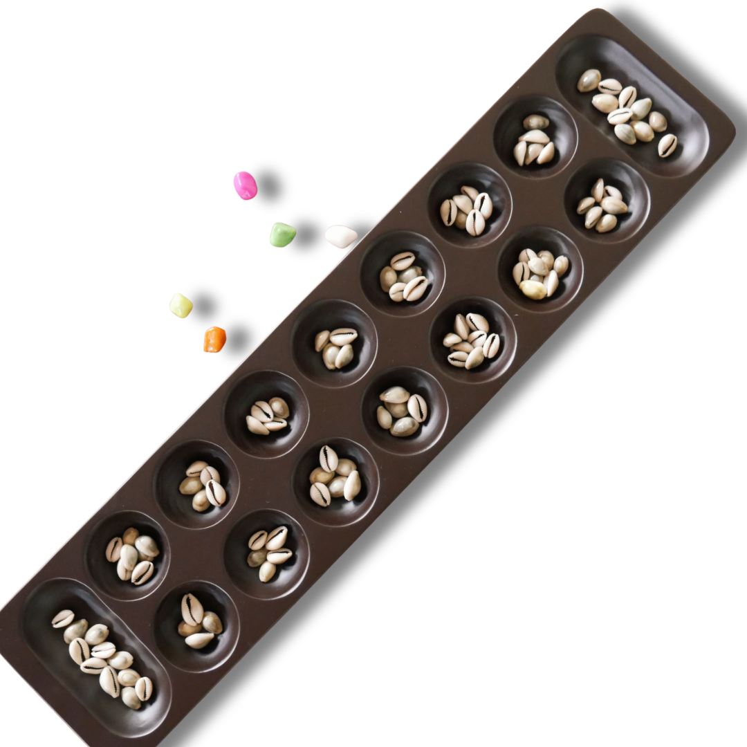 Channe Mane Traditional Board Game | Aliguli Mane (Kannada) | Pallanguzhi (Tamil) | Includes How-to-Play Instructions