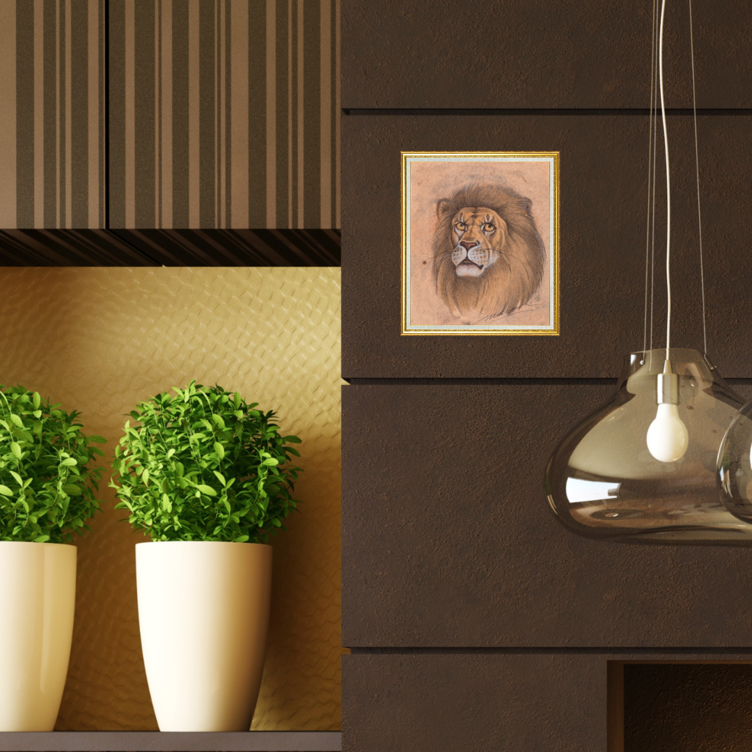 Gaze of the Regal Lion