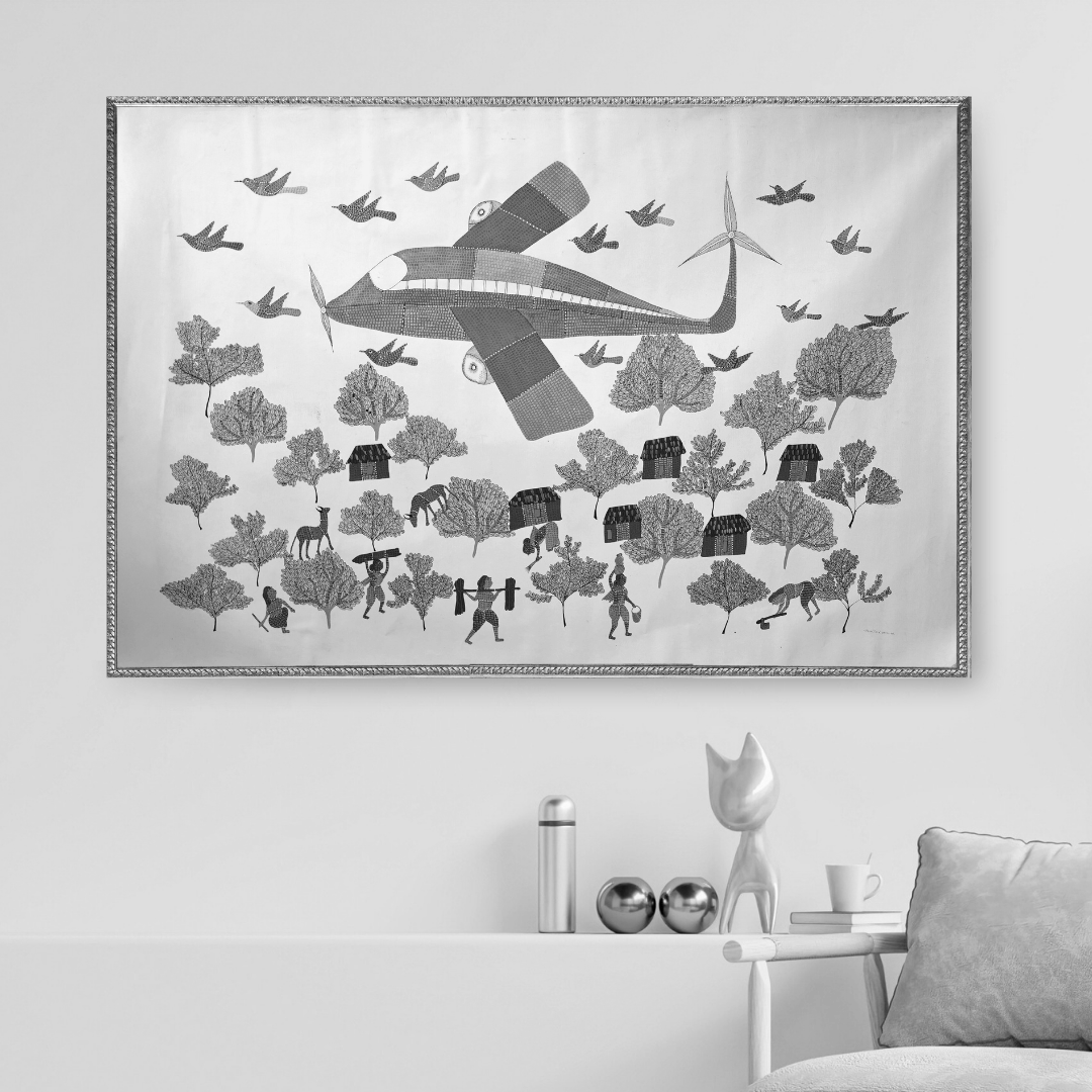 Flight Above the Village