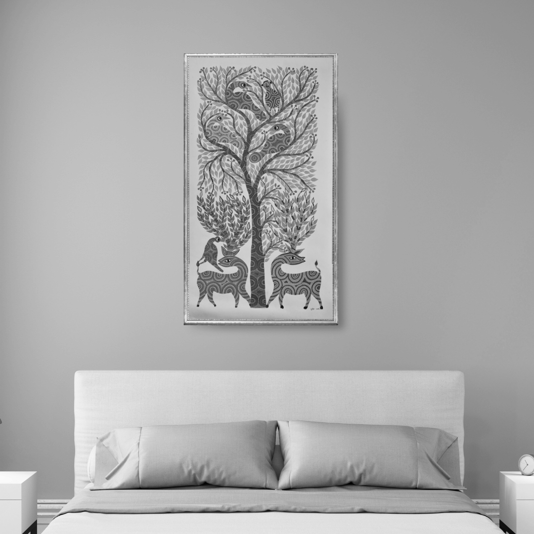 The Deer Beneath a Tree