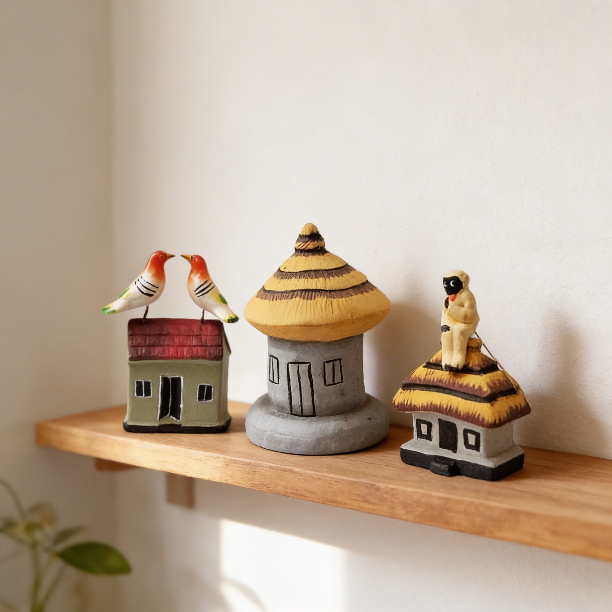 Krishnanagar Clay Hut Set | Golu Dolls