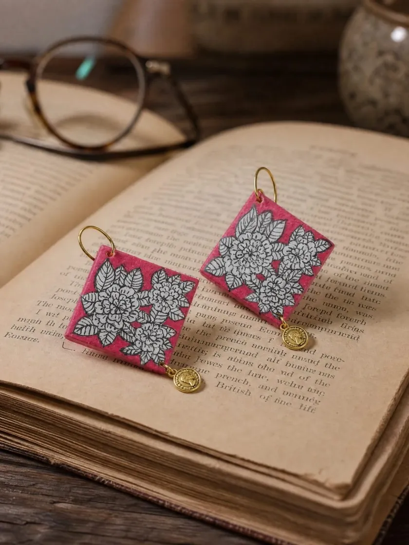 Pyari Upcycled Handmade Textile Earring