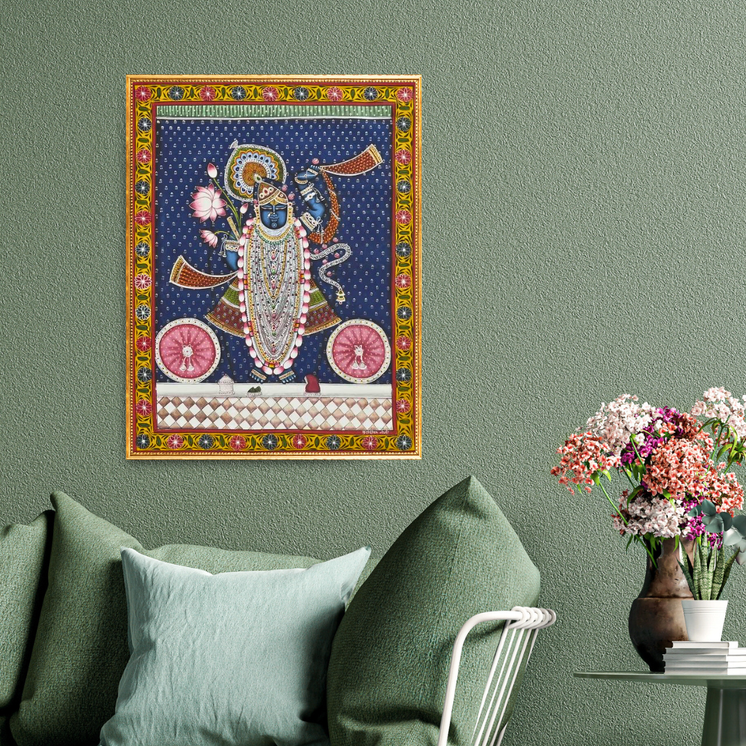 Pichwai Sacred Shreenathji Painting