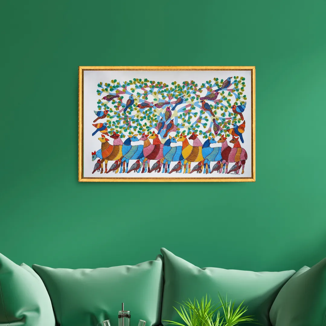 The World of Deer and Birds