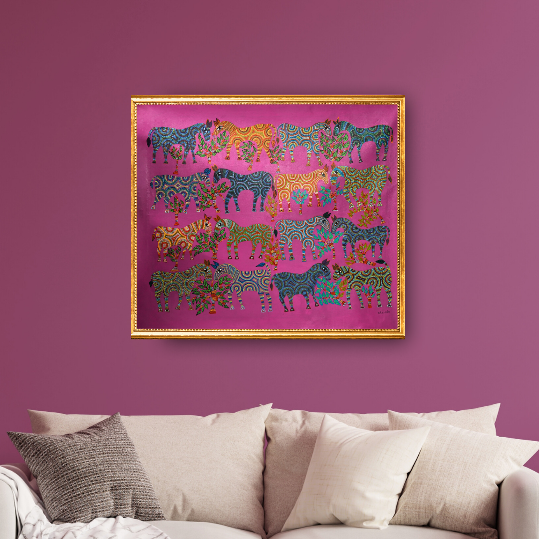 The Spirit of Pithora Horses Product Image