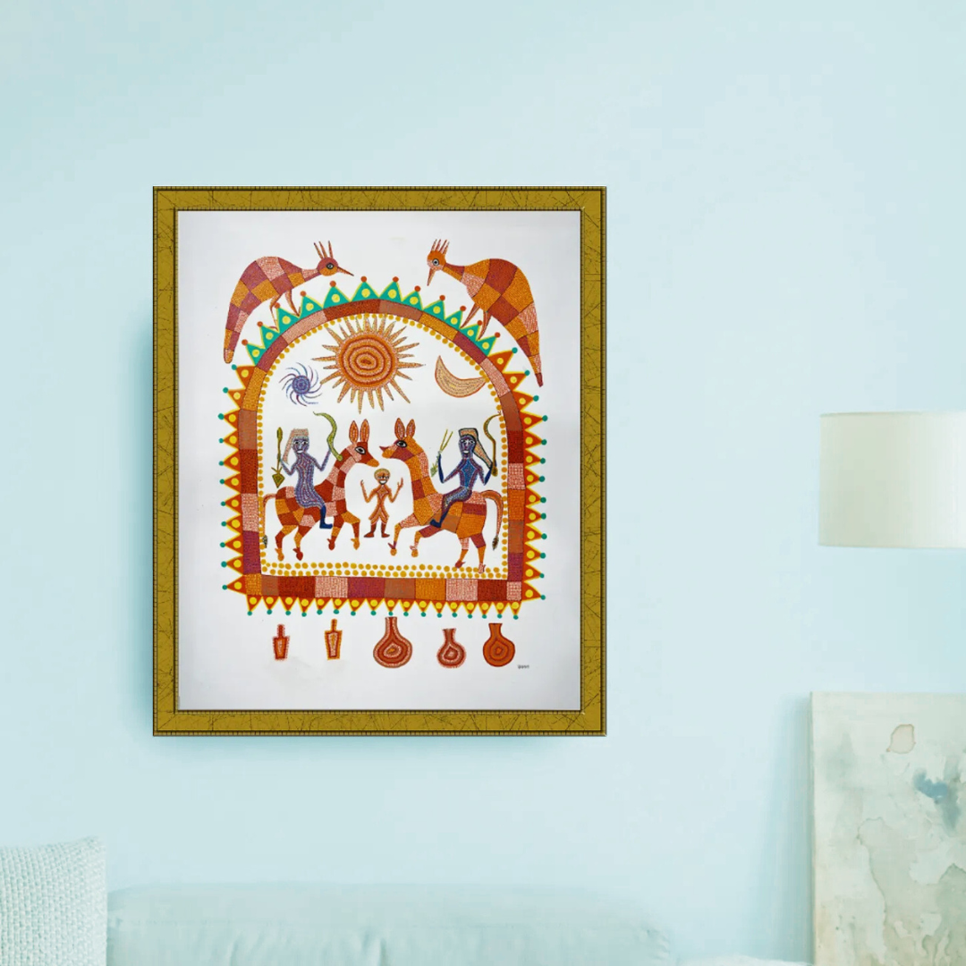 The worship ceremony of God Ghatla