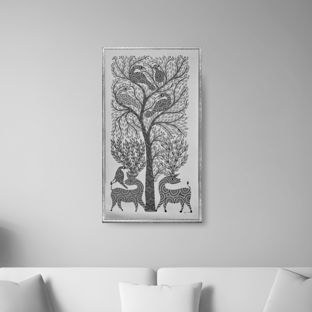 The Deer Beneath a Tree