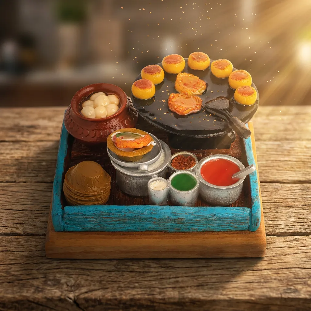 Aloo Tikki Chaat Miniature – A Tribute To Indian Street Food