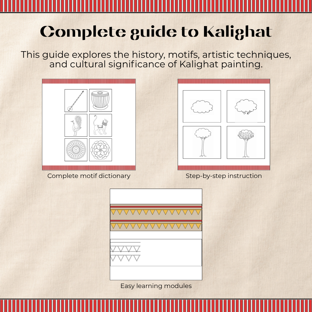 Artventures of Kalighat: The Complete Guide to India's Most Iconic Art (Set of 3)