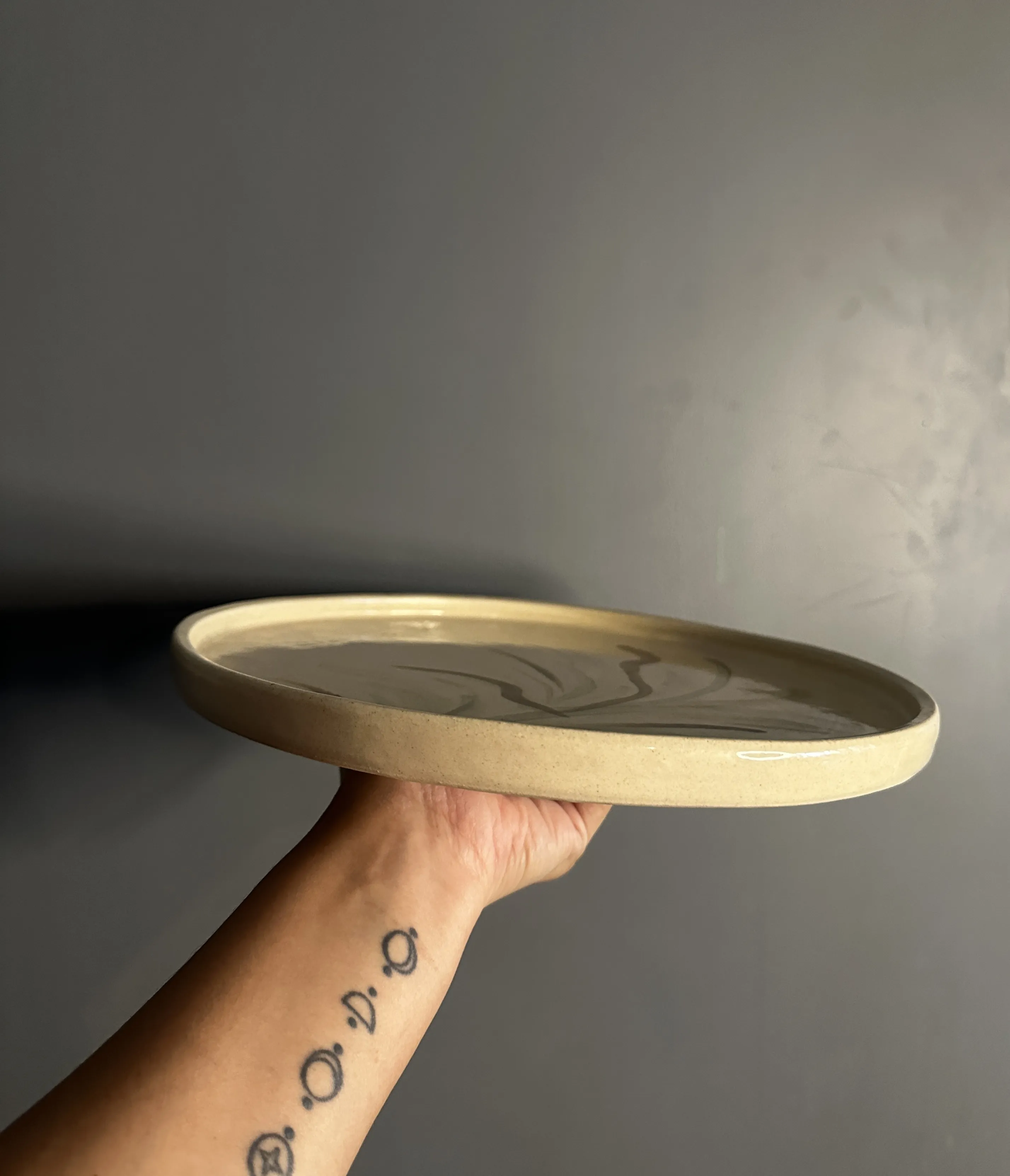 Handbuilt Ceramic Plate 