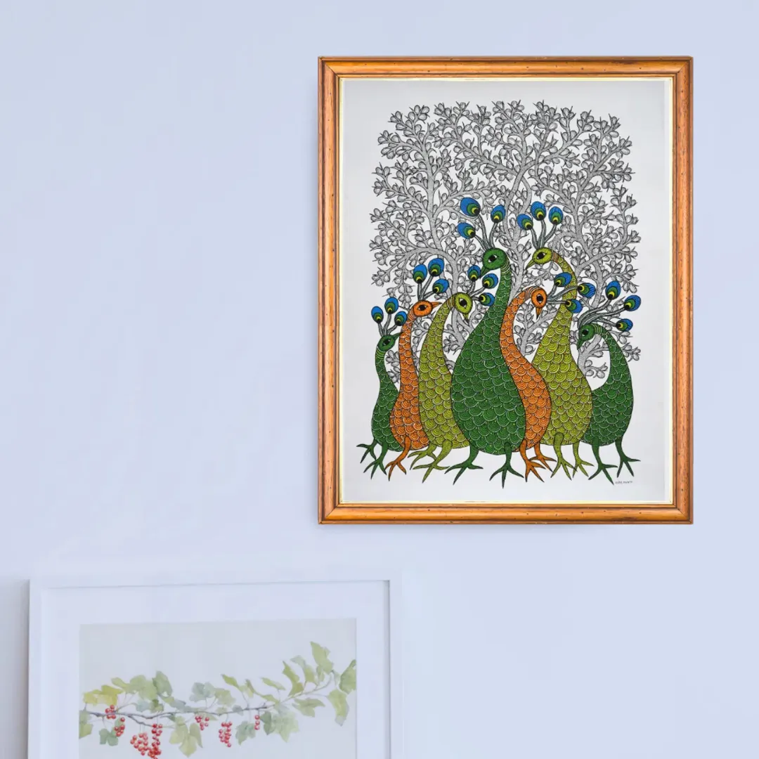 Peacocks in the Shade