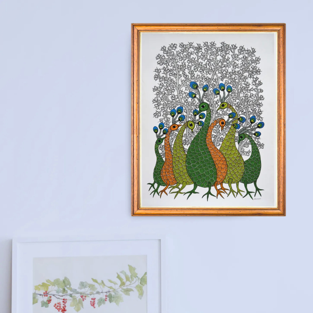 Peacocks in the Shade