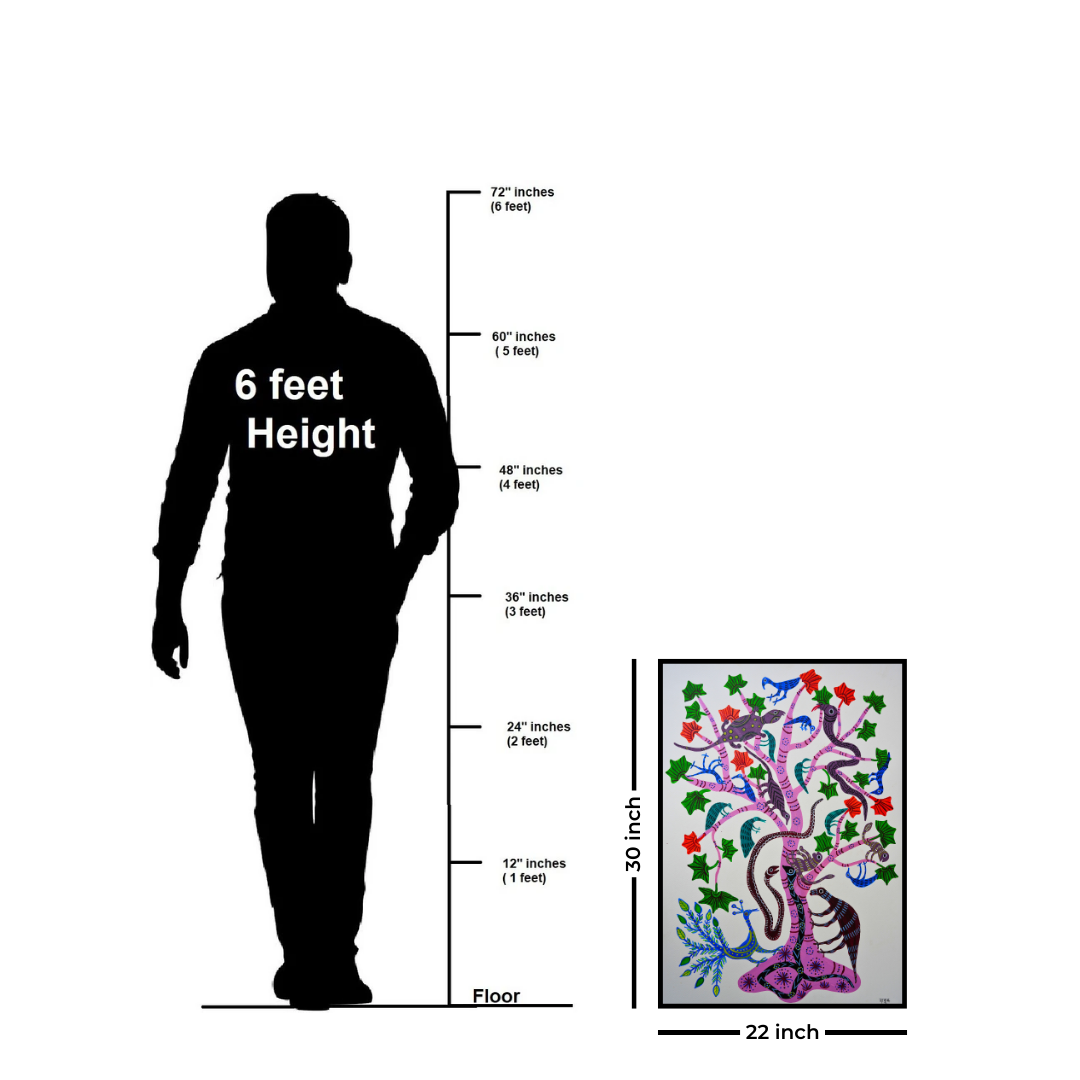 Kullu Tree surrounded by Baiga Creatures