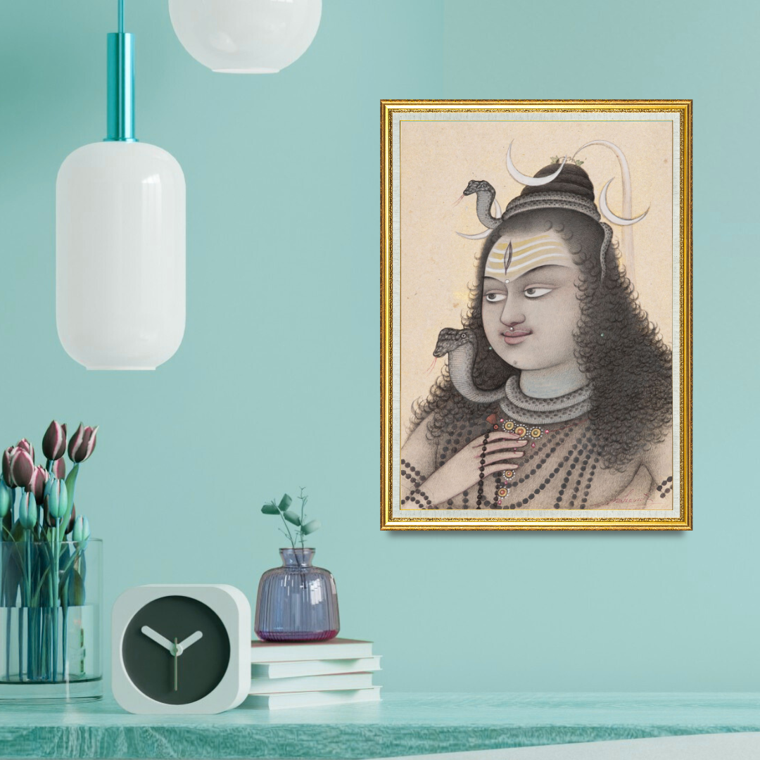 Moonlit Serenity captures Lord Shiva