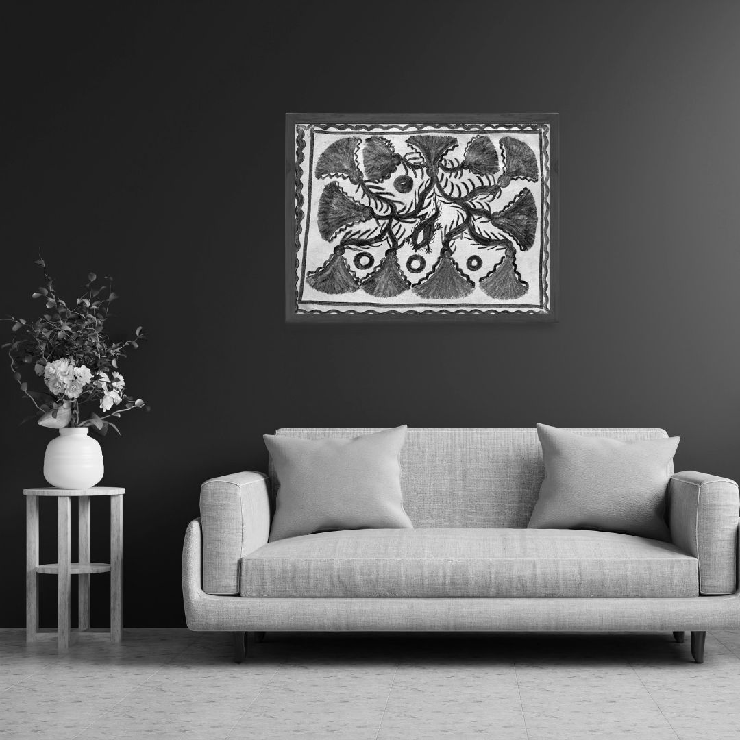 Papyrus Bloom in Still Water