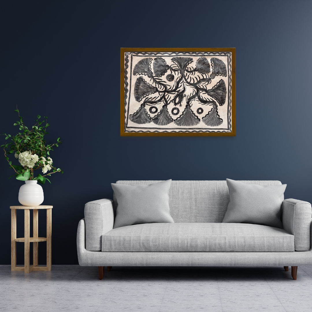 Papyrus Bloom in Still Water