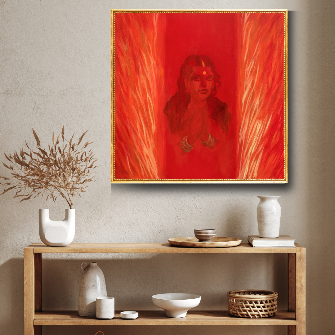 Painting: Lanka Kand - Agni Pariksha