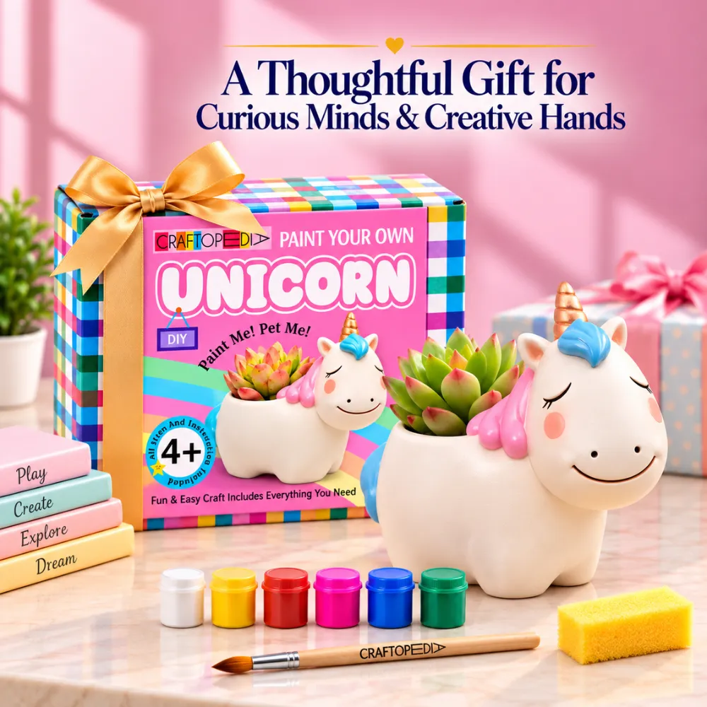 Planter Painting Kit - Unicorn