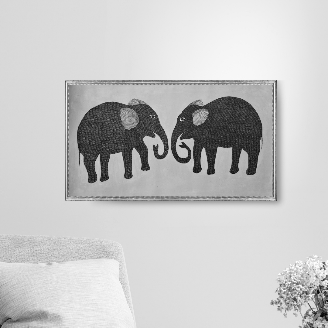 A couple of Black Elephants