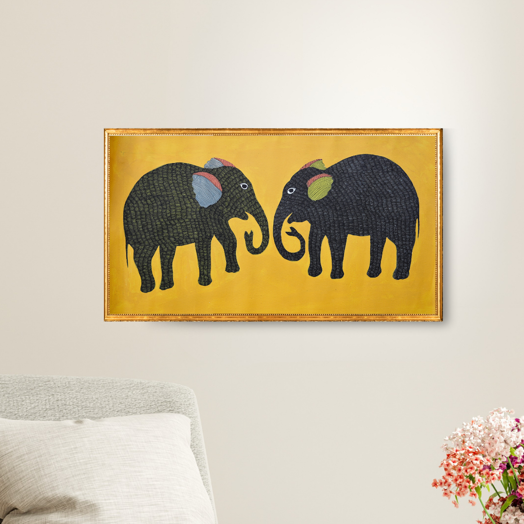 A couple of Black Elephants