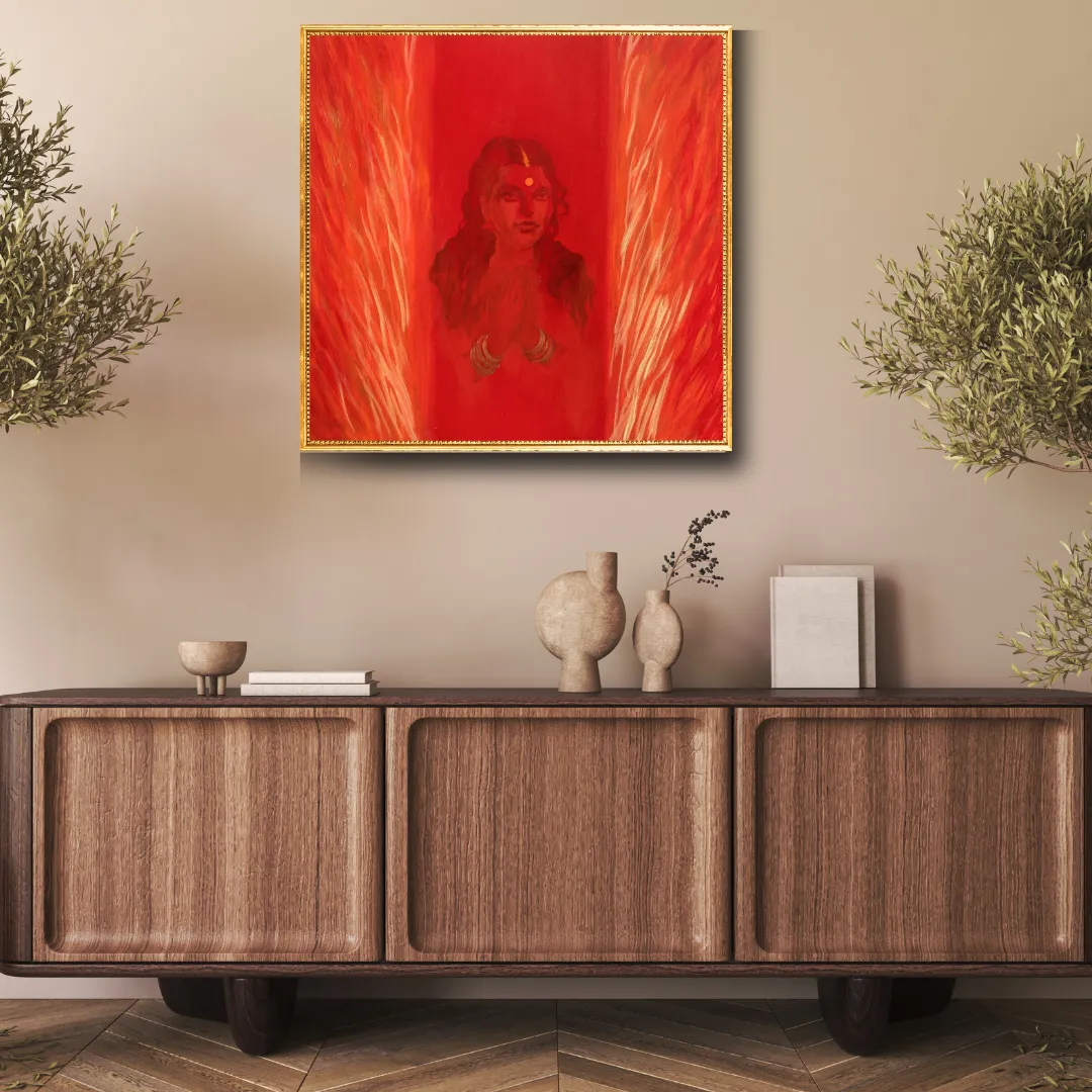 Painting: Lanka Kand - Agni Pariksha