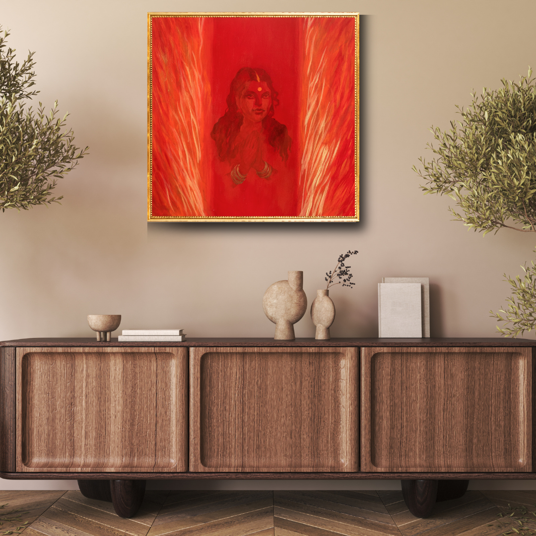 Painting: Lanka Kand - Agni Pariksha