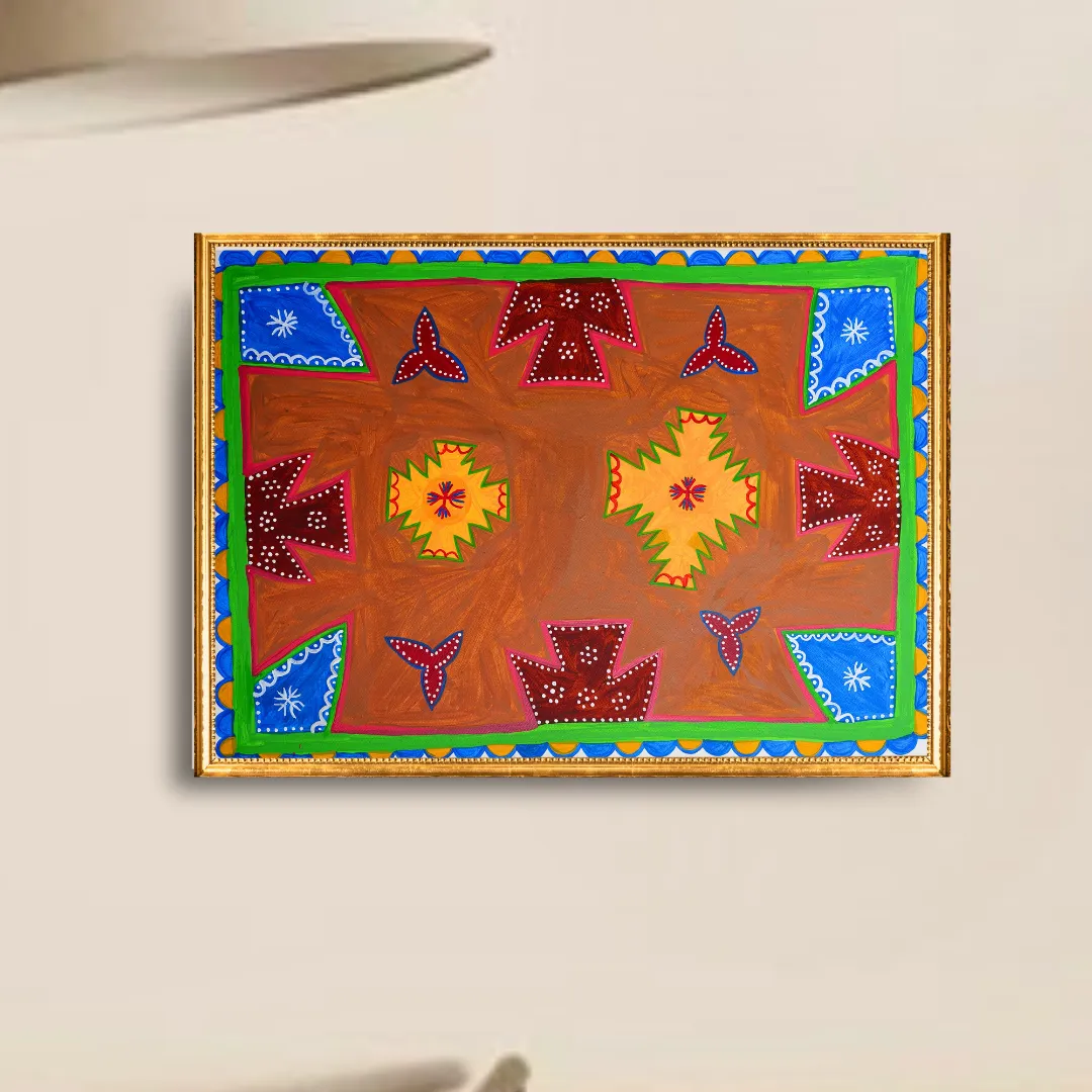 Tribal Rangoli of Baiga - Dhignaa